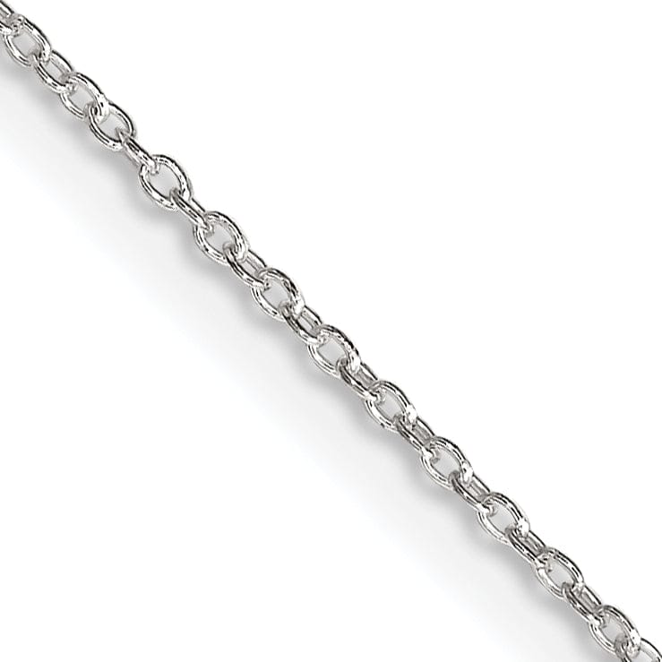 Lovely Rita's Chains Silver Polished 0.6-mm Fancy Rolo Cable Chain