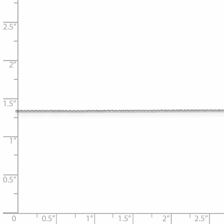 Lovely Rita's Chains Silver Polished 0.60-mm Oval Box Chain