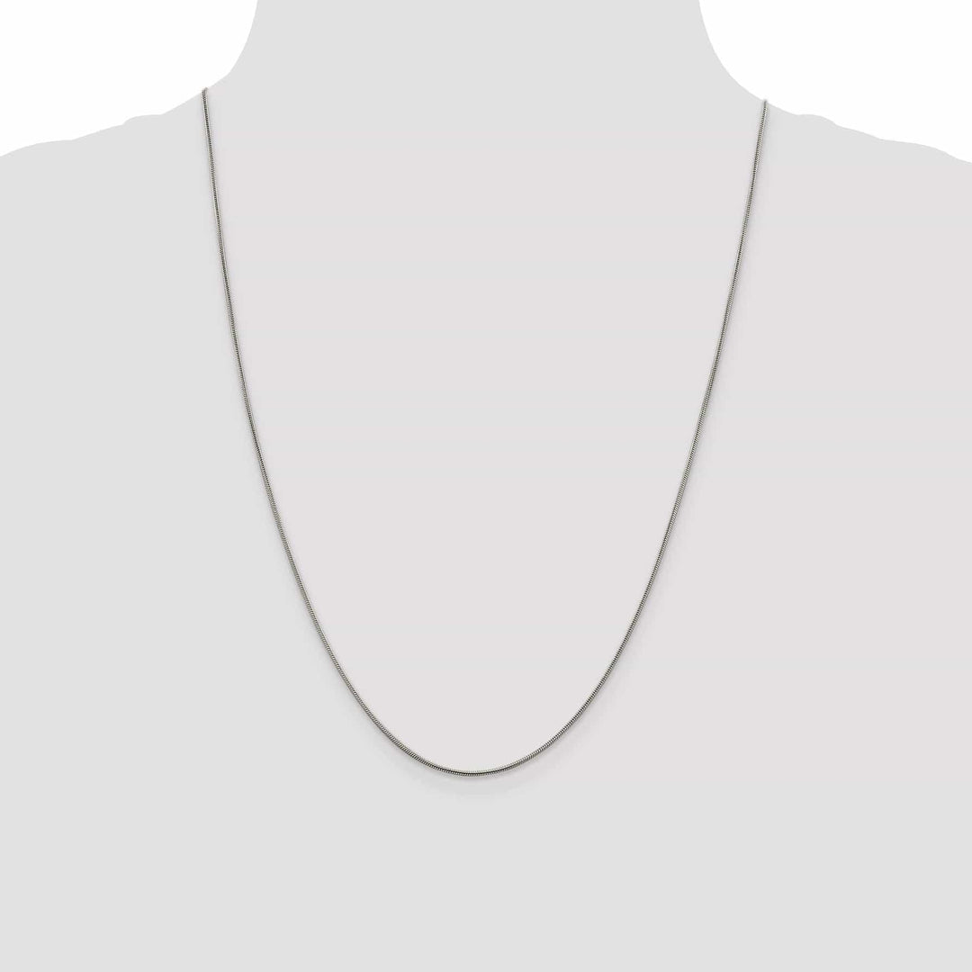 Lovely Rita's Chains Silver Polished 0.80-mm Square Snake Chain