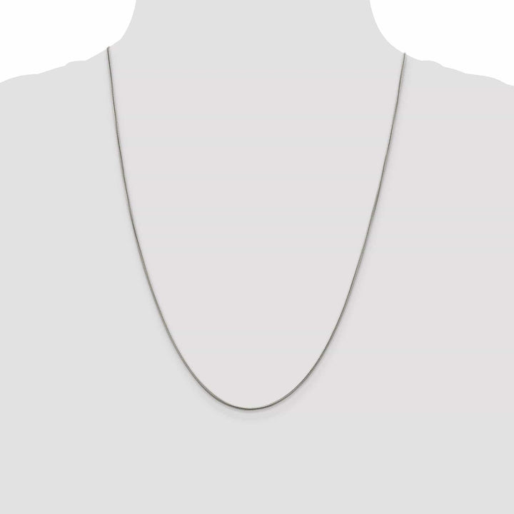 Lovely Rita's Chains Silver Polished 0.80-mm Square Snake Chain