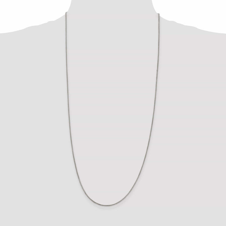 Lovely Rita's Chains Silver Polished 1.25-mm Half Round Box Chain