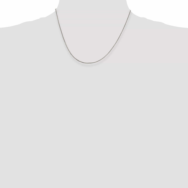 Lovely Rita's Chains Silver Polished 1.25-mm Half Round Box Chain