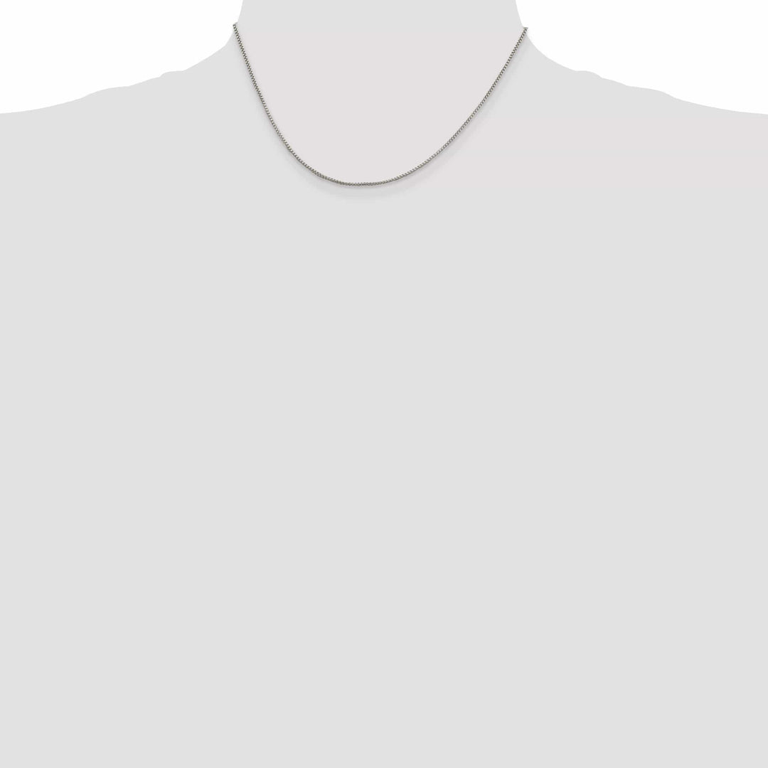 Lovely Rita's Chains Silver Polished 1.25-mm Half Round Box Chain