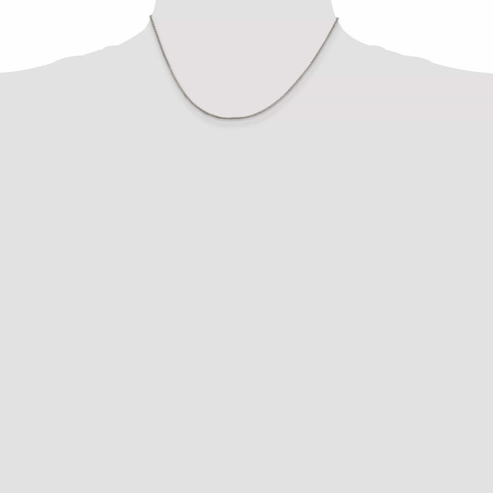 Lovely Rita's Chains Silver Polished 1.25-mm Half Round Box Chain