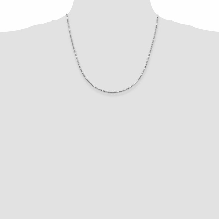 Lovely Rita's Chains Silver Polished 1.25-mm Mirror Box Chain