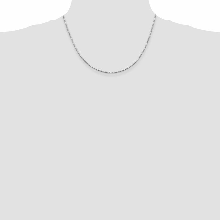 Lovely Rita's Chains Silver Polished 1.25-mm Mirror Box Chain