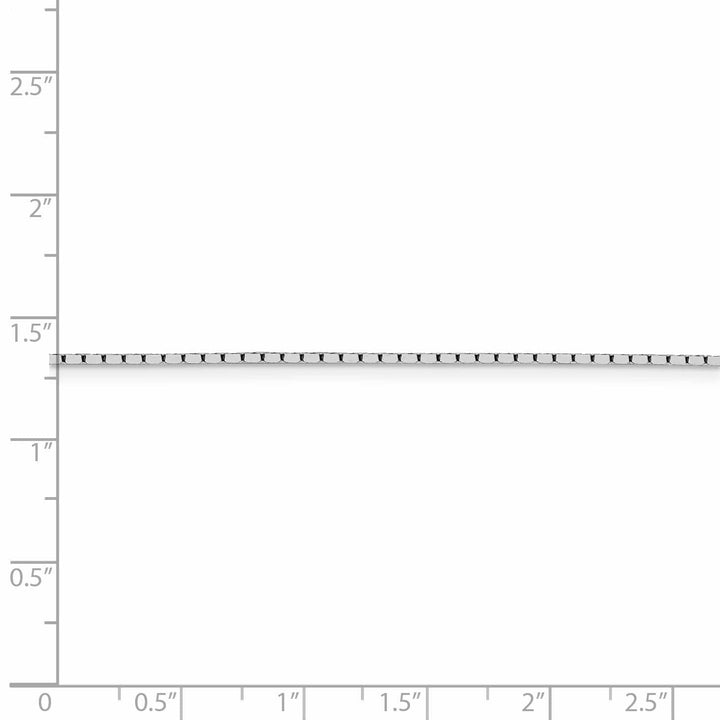 Lovely Rita's Chains Silver Polished 1.25-mm Mirror Box Chain