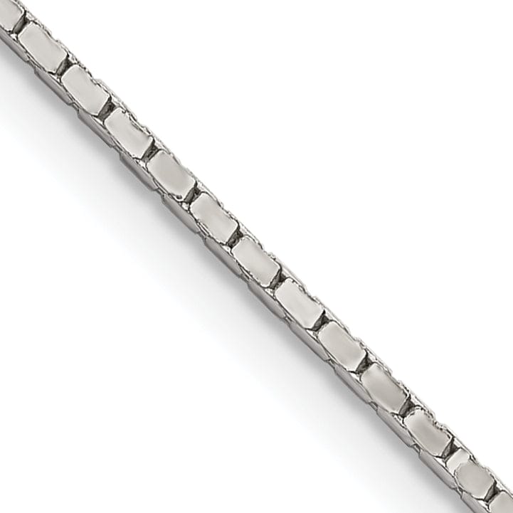 Lovely Rita's Chains Silver Polished 1.25-mm Mirror Box Chain