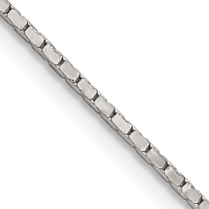 Lovely Rita's Chains Silver Polished 1.25-mm Mirror Box Chain