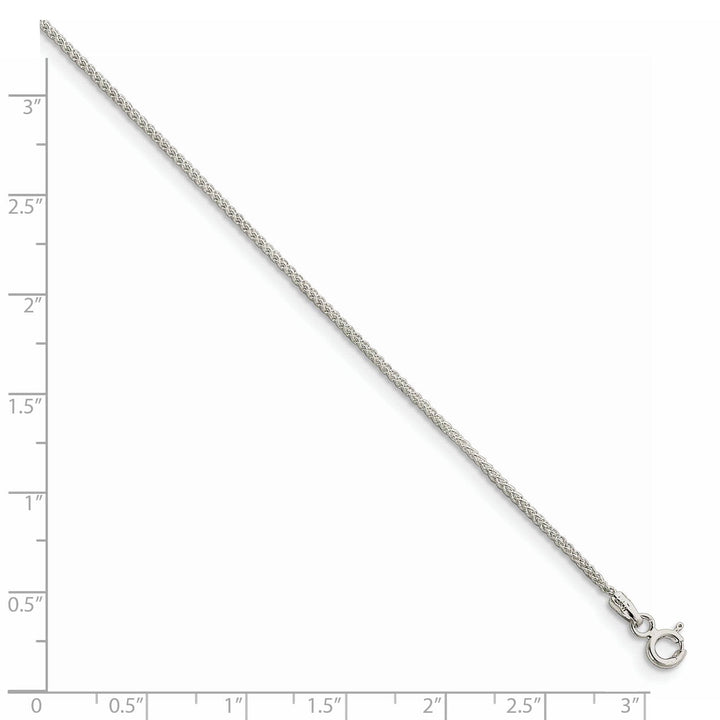 Lovely Rita's Chains Silver Polished 1.25-mm Solid Round Spiga Chain