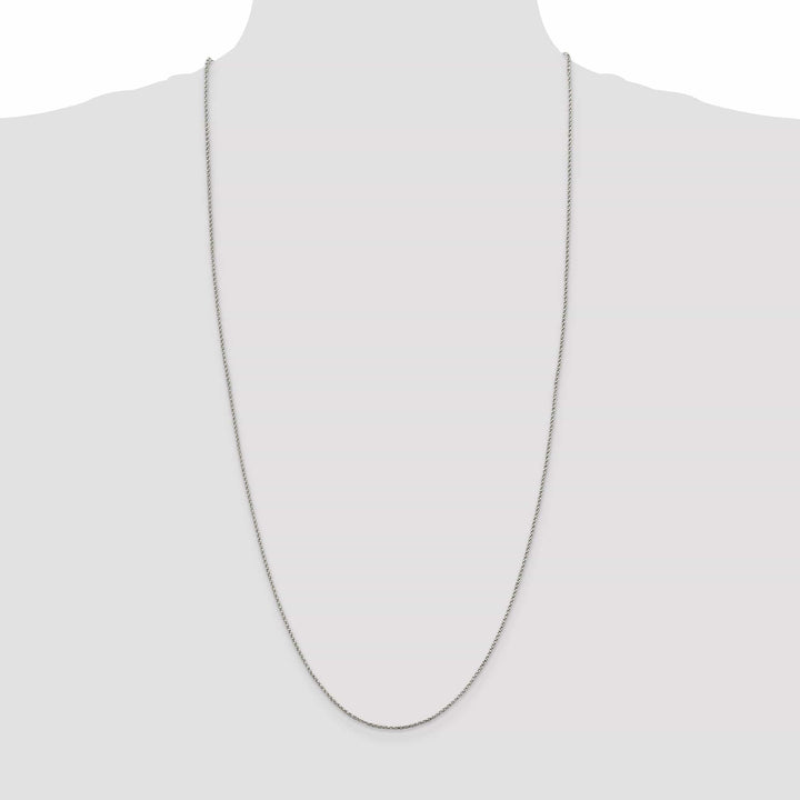 Lovely Rita's Chains Silver Polished 1.25-mm Twisted Box Chain