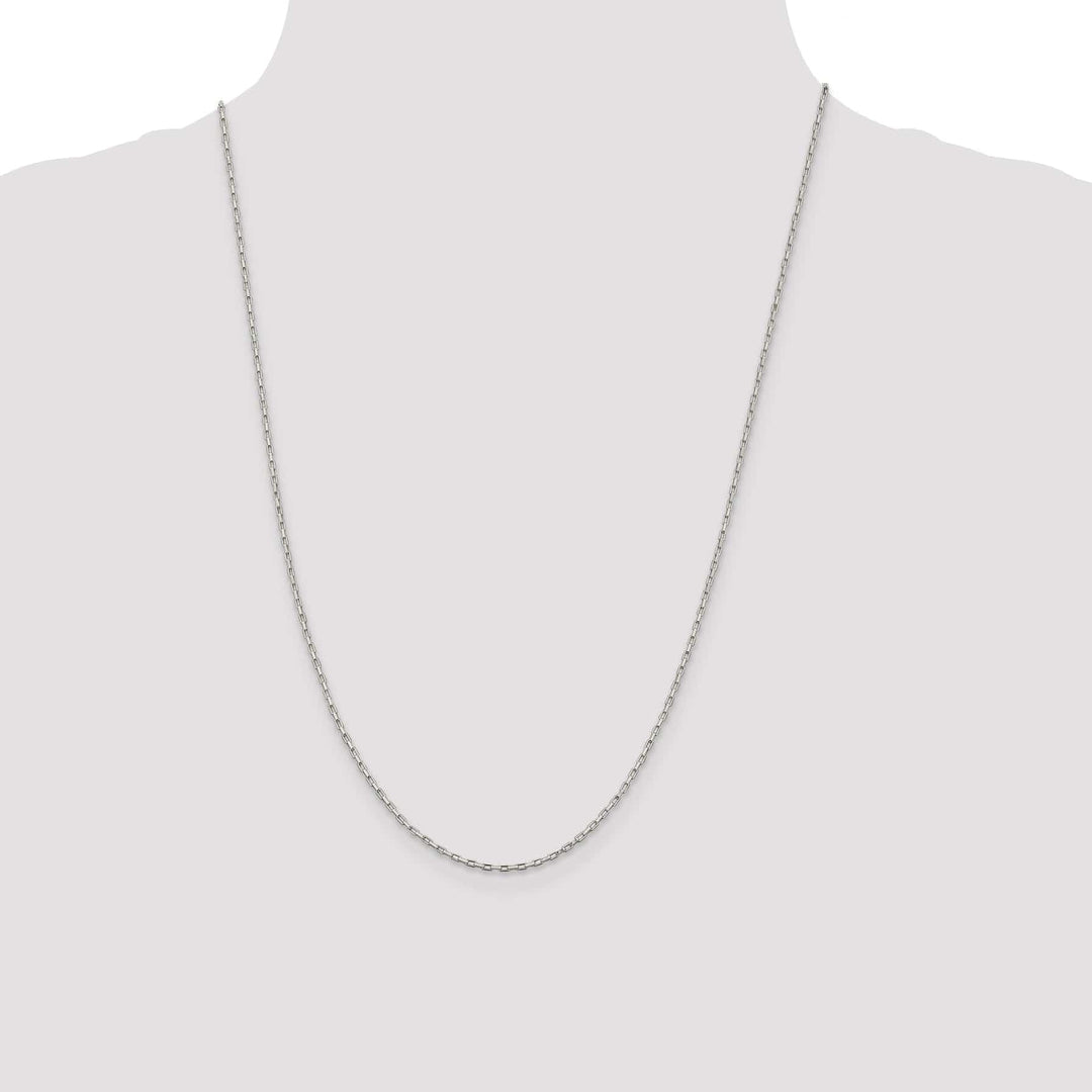 Lovely Rita's Chains Silver Polished 1.30-mm Elongated Box Chain