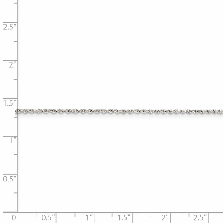 Lovely Rita's Chains Silver Polished 1.30-mm Loose Rope Chain