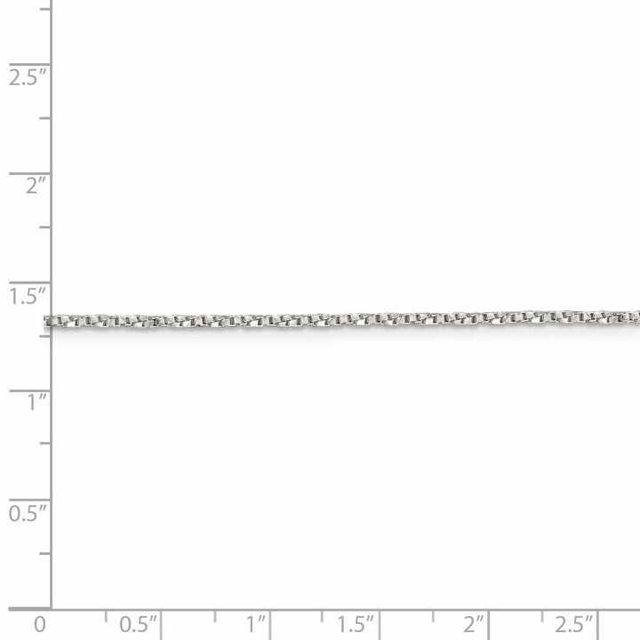 Lovely Rita's Chains Silver Polished 1.35-mm Twisted Box Chain