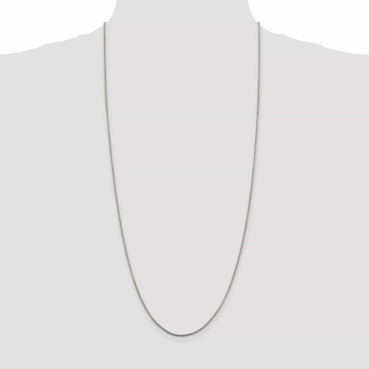 Lovely Rita's Chains Silver Polished 1.50-mm Half Round Box Chain