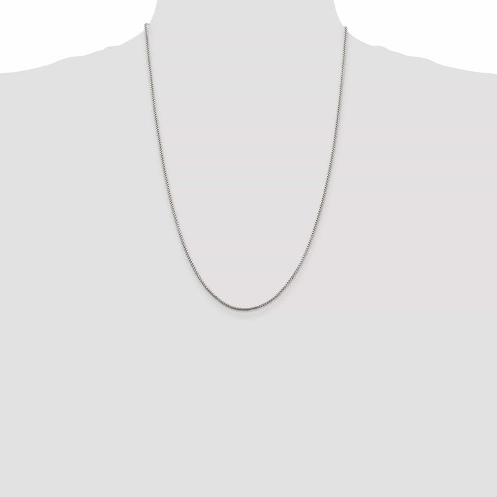 Lovely Rita's Chains Silver Polished 1.50-mm Half Round Box Chain