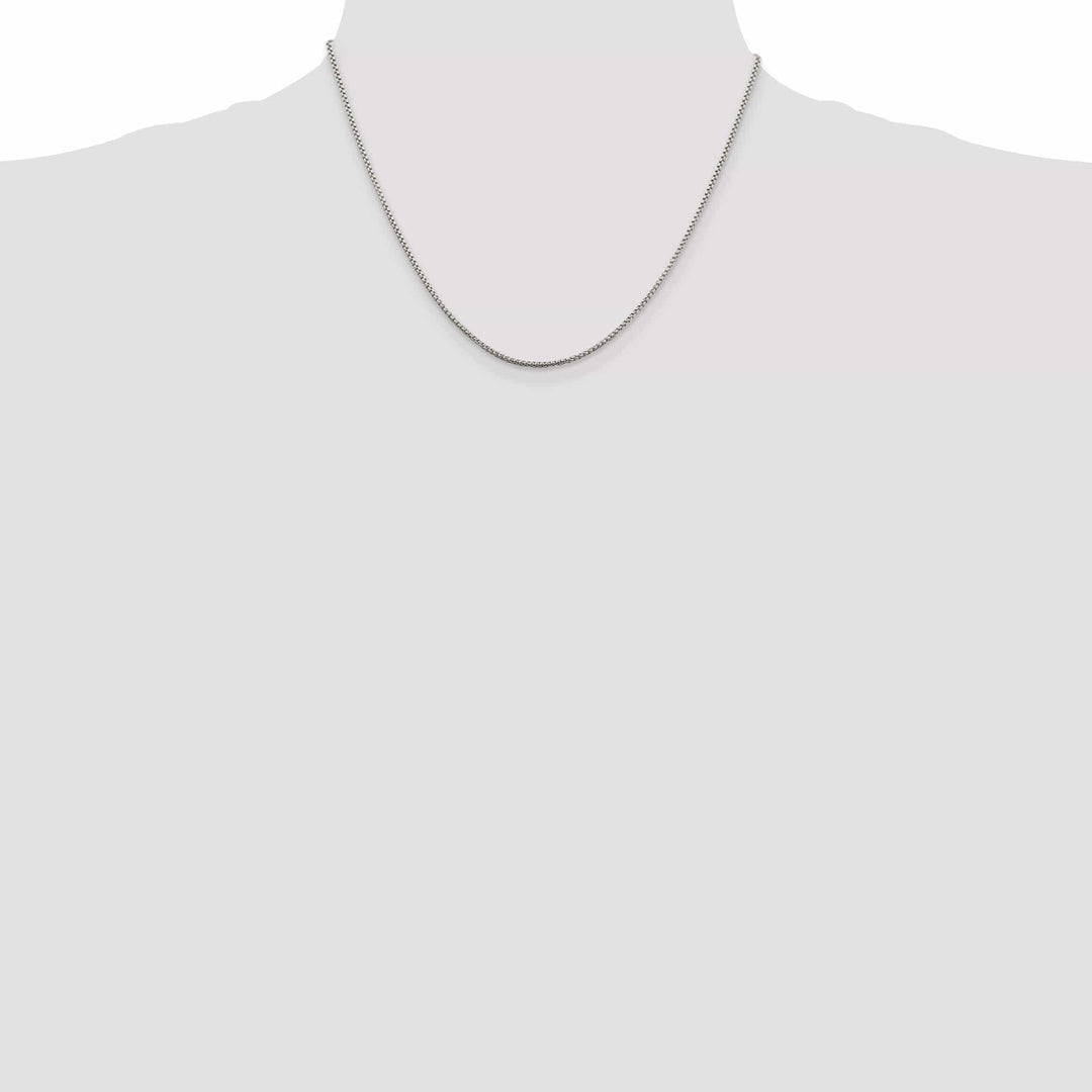 Lovely Rita's Chains Silver Polished 1.50-mm Half Round Box Chain