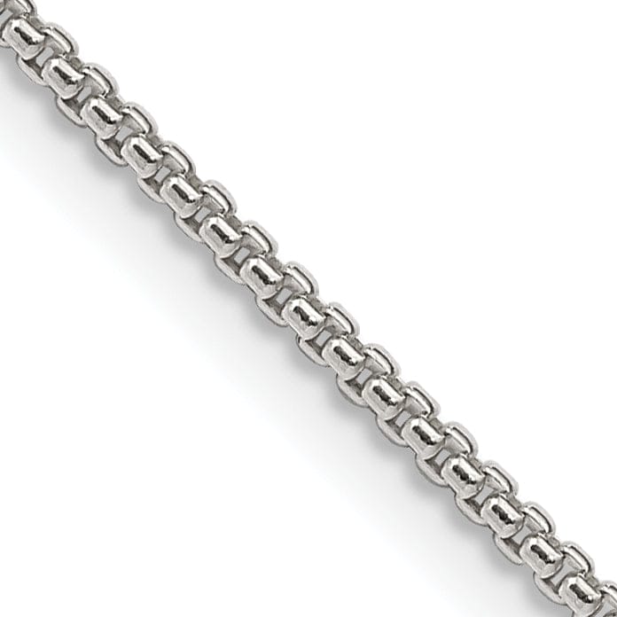 Lovely Rita's Chains Silver Polished 1.50-mm Half Round Box Chain