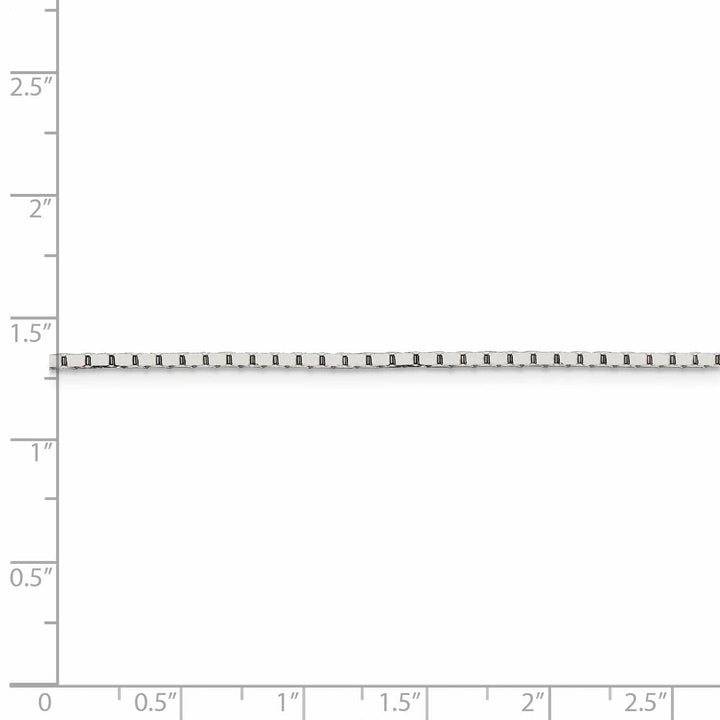 Lovely Rita's Chains Silver Polished 1.50-mm Mirror Box Chain