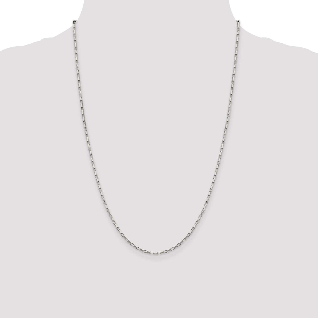 Lovely Rita's Chains Silver Polished 1.65-mm Elongated Box Chain