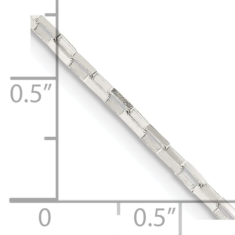 Lovely Rita's Chains Silver Polished 1.65-mm Elongated Box Chain