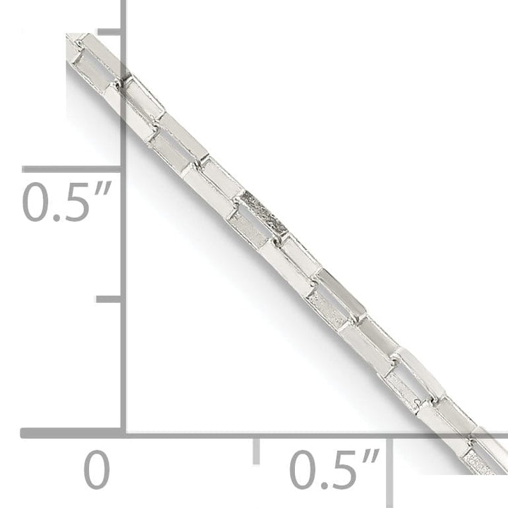 Lovely Rita's Chains Silver Polished 1.65-mm Elongated Box Chain