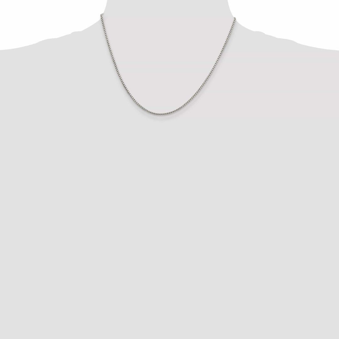 Lovely Rita's Chains Silver Polished 1.75-mm Half Round Box Chain