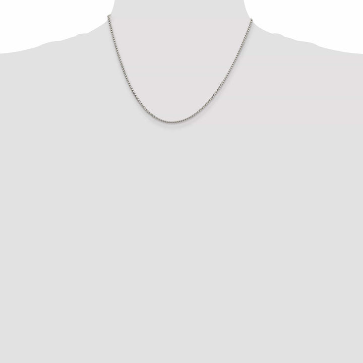 Lovely Rita's Chains Silver Polished 1.75-mm Half Round Box Chain