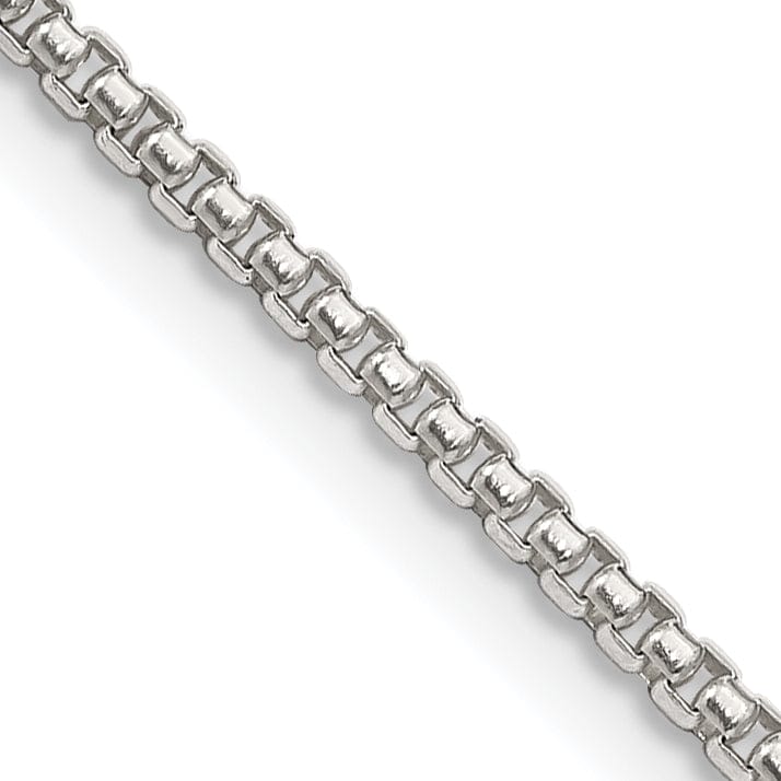 Lovely Rita's Chains Silver Polished 1.75-mm Half Round Box Chain