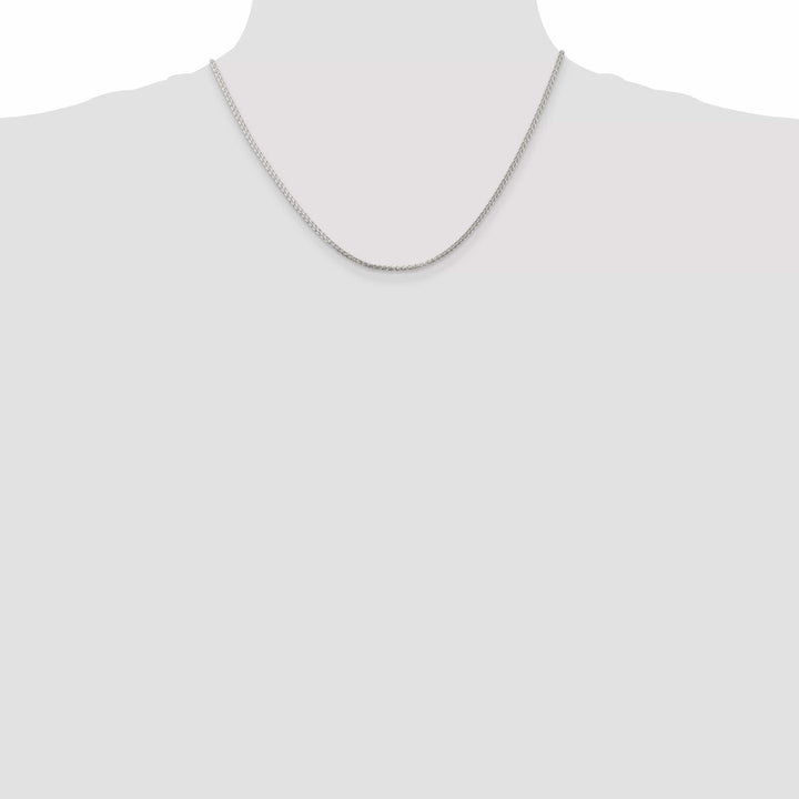 Lovely Rita's Chains Silver Polished 1.75-mm Solid Round Spiga Chain