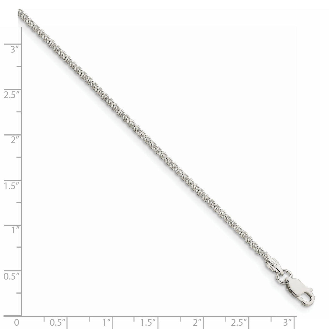 Lovely Rita's Chains Silver Polished 1.75-mm Solid Round Spiga Chain