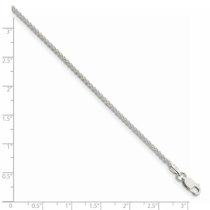 Lovely Rita's Chains Silver Polished 1.75-mm Solid Round Spiga Chain
