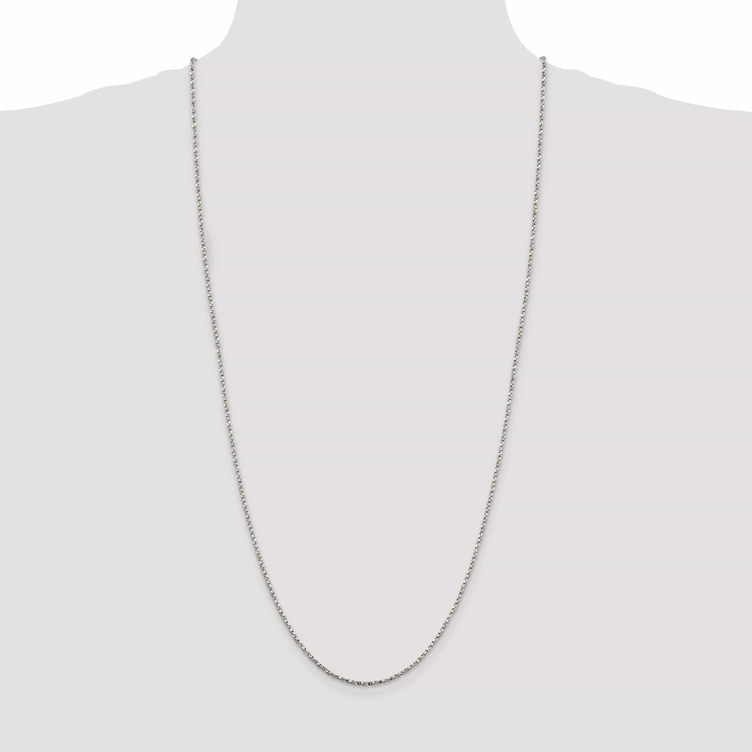 Lovely Rita's Chains Silver Polished 1.75-mm Twisted Box Chain
