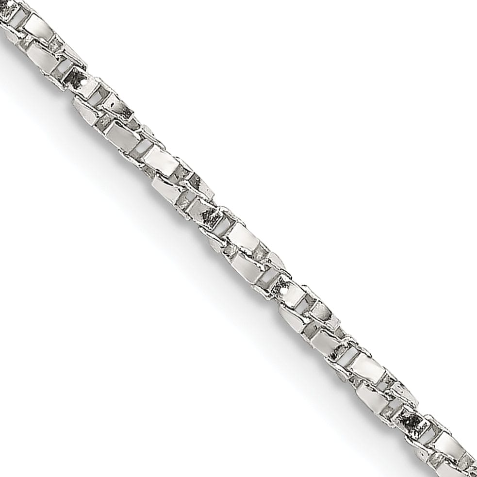 Lovely Rita's Chains Silver Polished 1.75-mm Twisted Box Chain