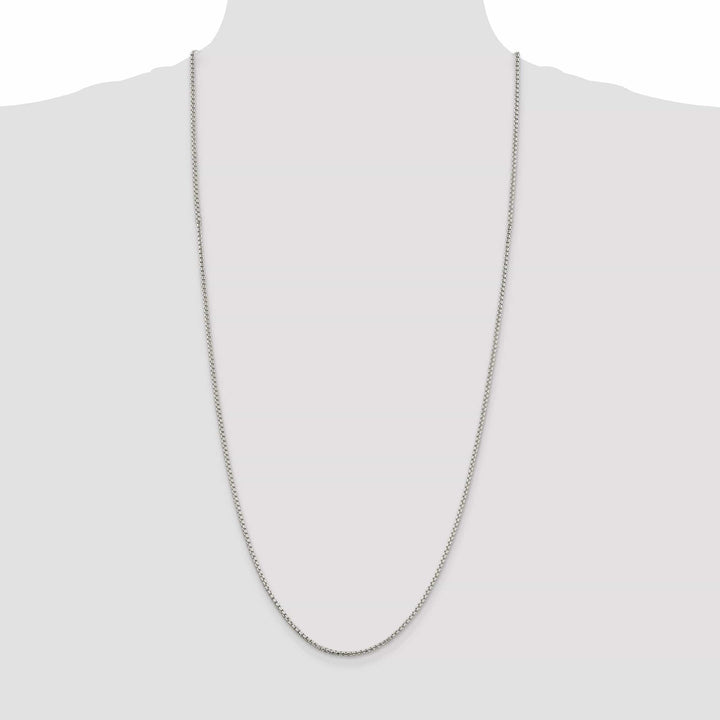 Lovely Rita's Chains Silver Polished 2.00-mm Half Round Box Chain