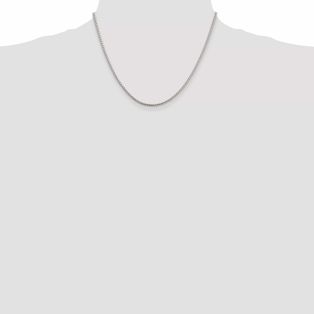 Lovely Rita's Chains Silver Polished 2.00-mm Half Round Box Chain