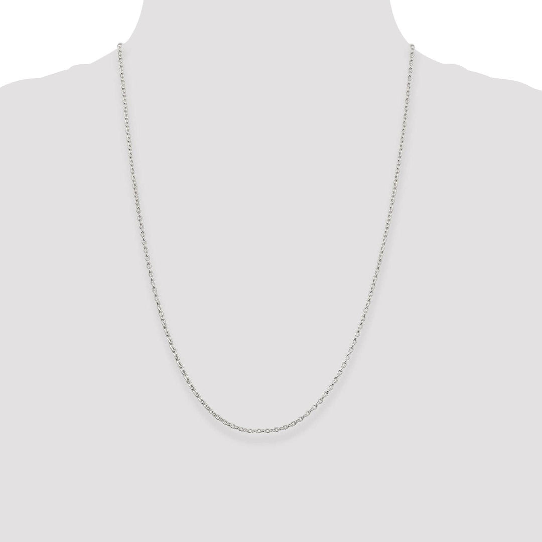 Lovely Rita's Chains Silver Polished 2.00-mm Long Link Rolo Chain