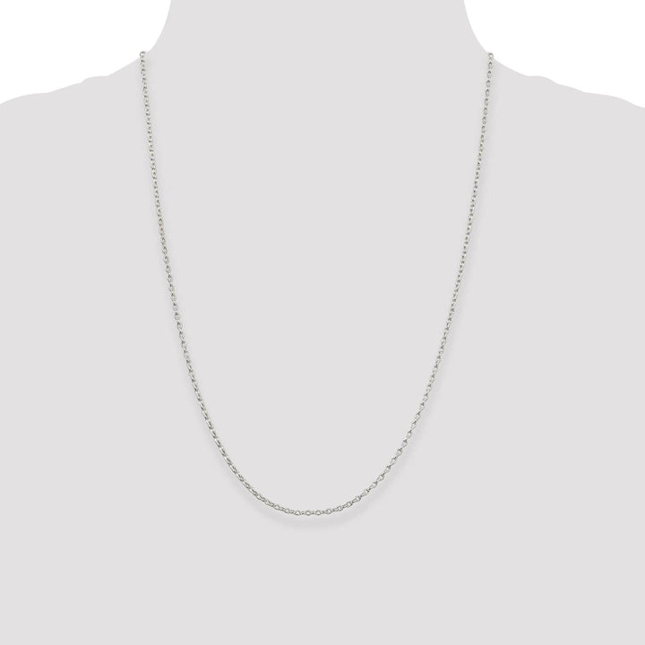 Lovely Rita's Chains Silver Polished 2.00-mm Long Link Rolo Chain