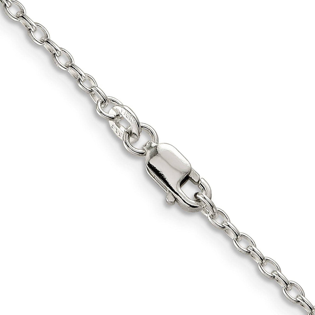 Lovely Rita's Chains Silver Polished 2.00-mm Long Link Rolo Chain