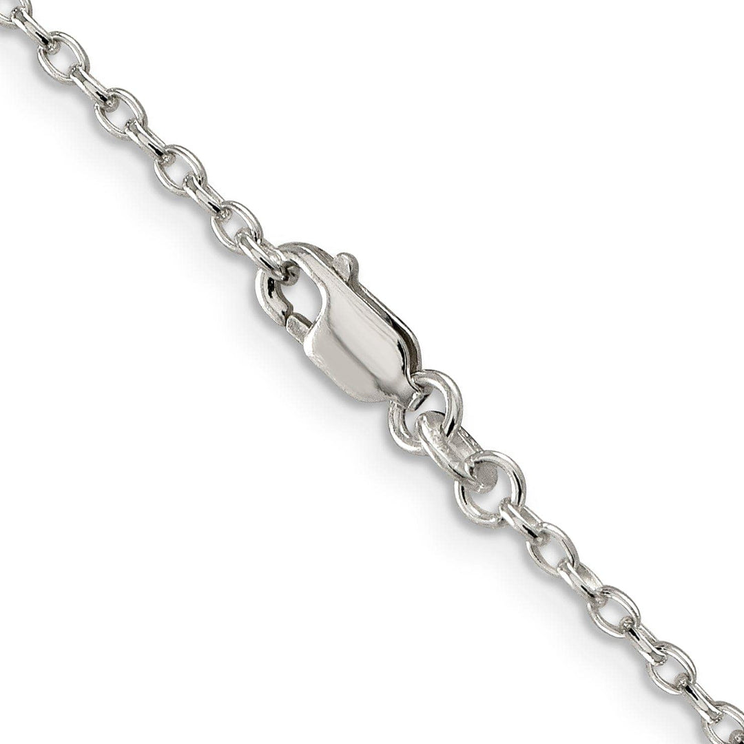 Lovely Rita's Chains Silver Polished 2.25-mm Oval Cable Chain