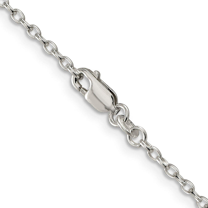 Lovely Rita's Chains Silver Polished 2.25-mm Oval Cable Chain