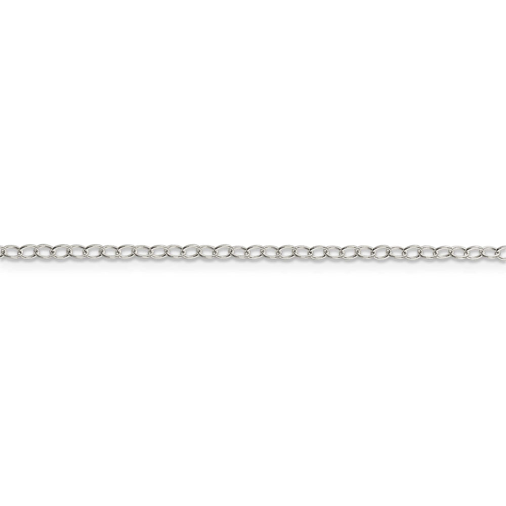 Lovely Rita's Chains Silver Polished 2.25-mm Oval Cable Chain
