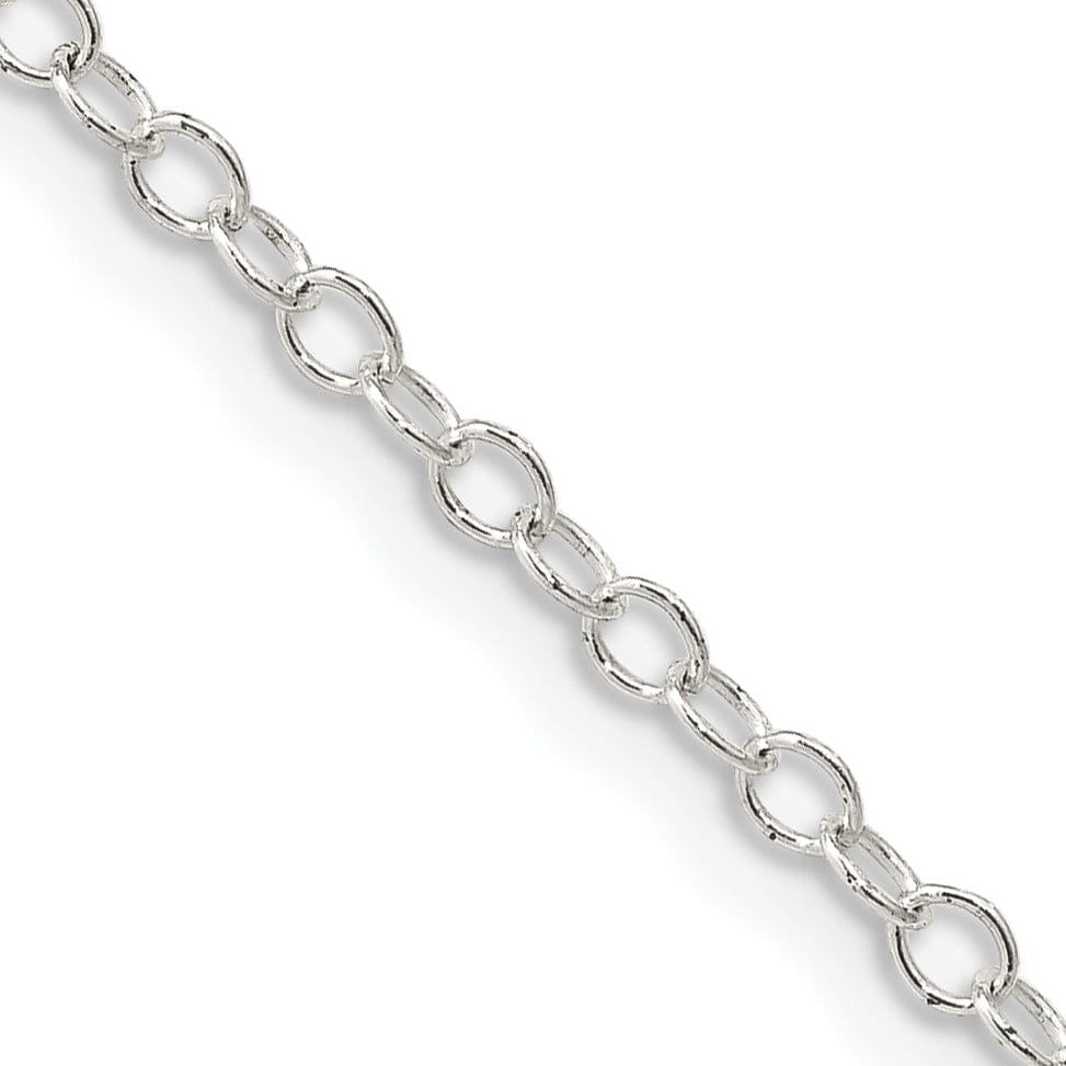Lovely Rita's Chains Silver Polished 2.25-mm Oval Cable Chain