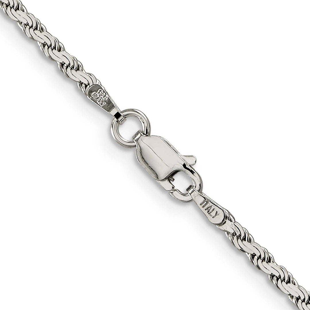 Lovely Rita's Chains Silver Polished 2.25-mm Solid Flat Rope Chain