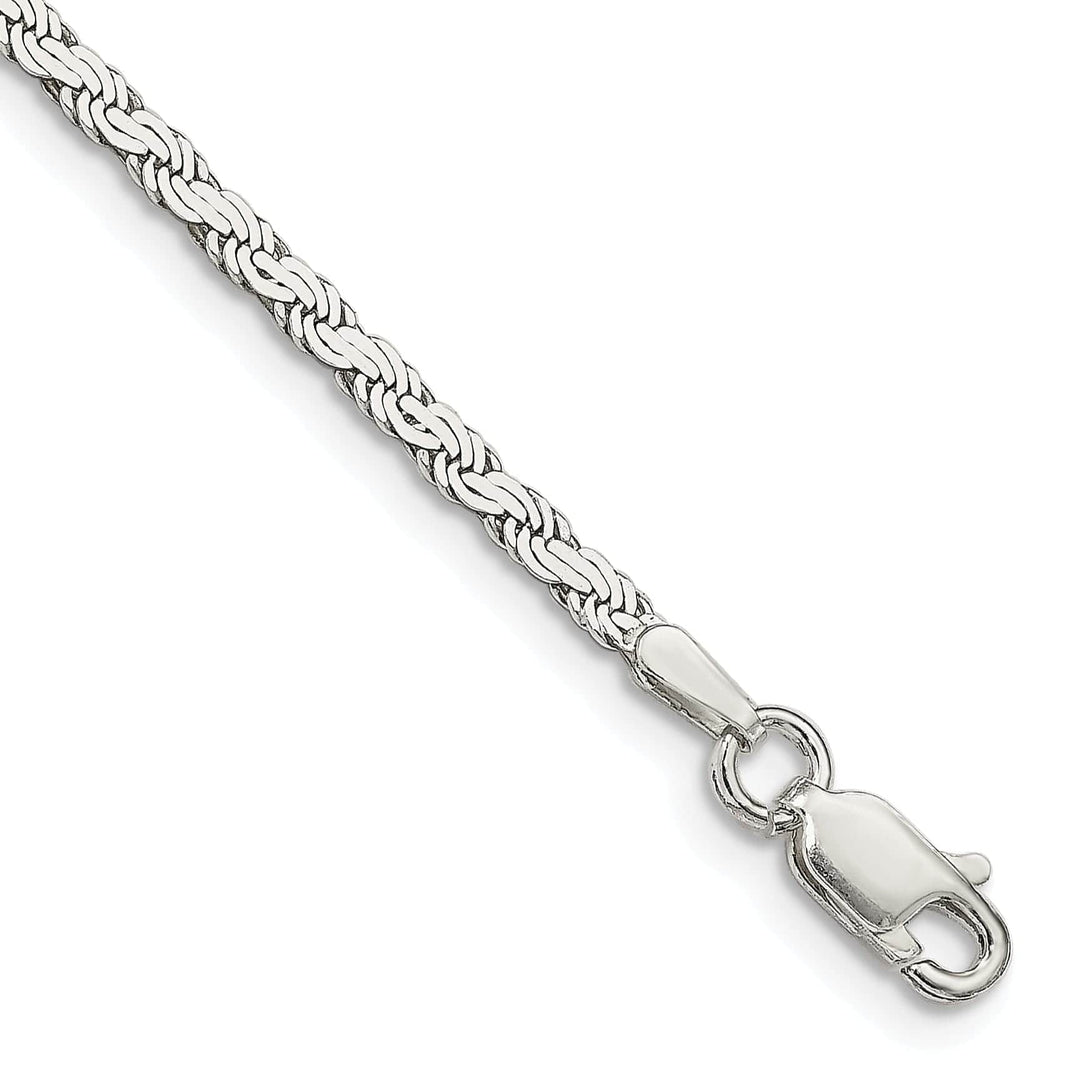 Lovely Rita's Chains Silver Polished 2.25-mm Solid Flat Rope Chain