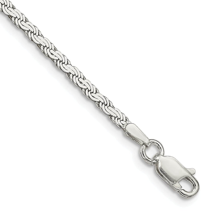 Lovely Rita's Chains Silver Polished 2.25-mm Solid Flat Rope Chain