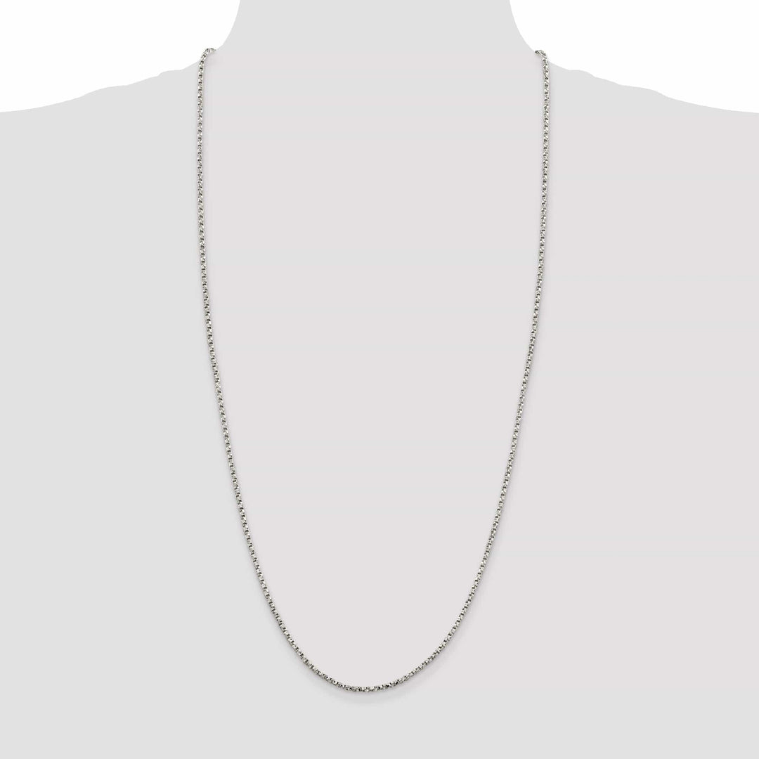 Lovely Rita's Chains Silver Polished 2.25-mm Twisted Box Chain