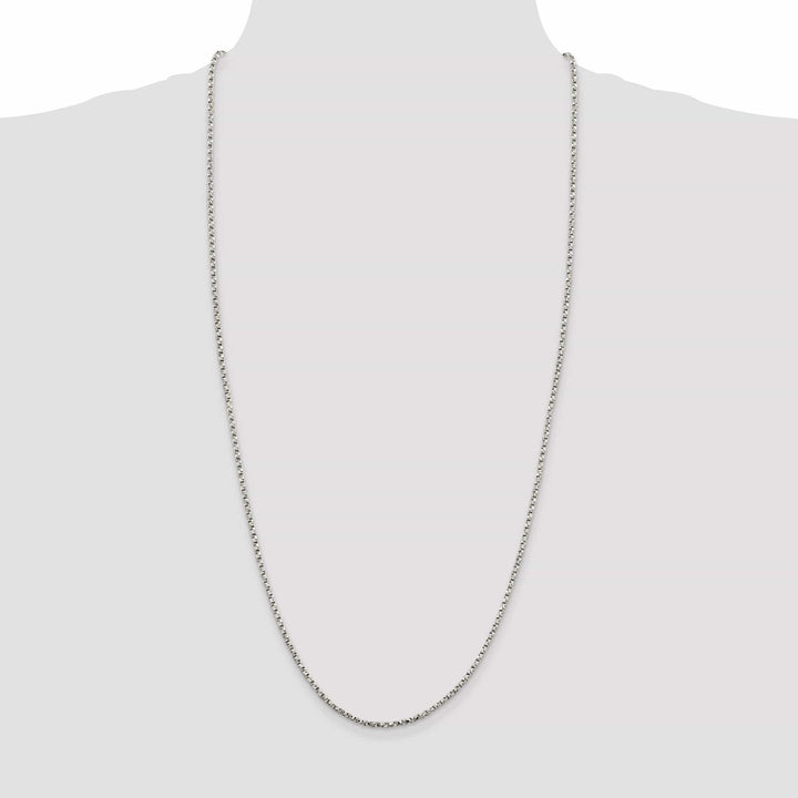 Lovely Rita's Chains Silver Polished 2.25-mm Twisted Box Chain