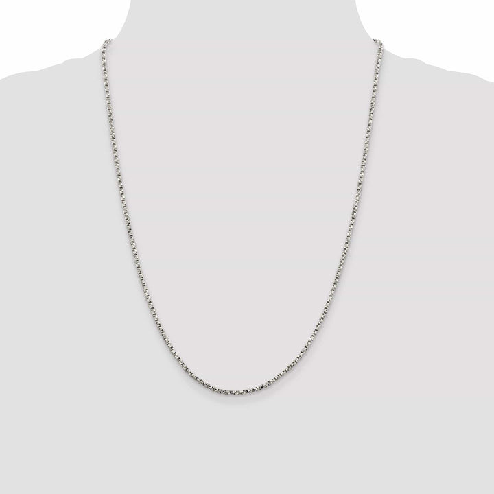 Lovely Rita's Chains Silver Polished 2.25-mm Twisted Box Chain