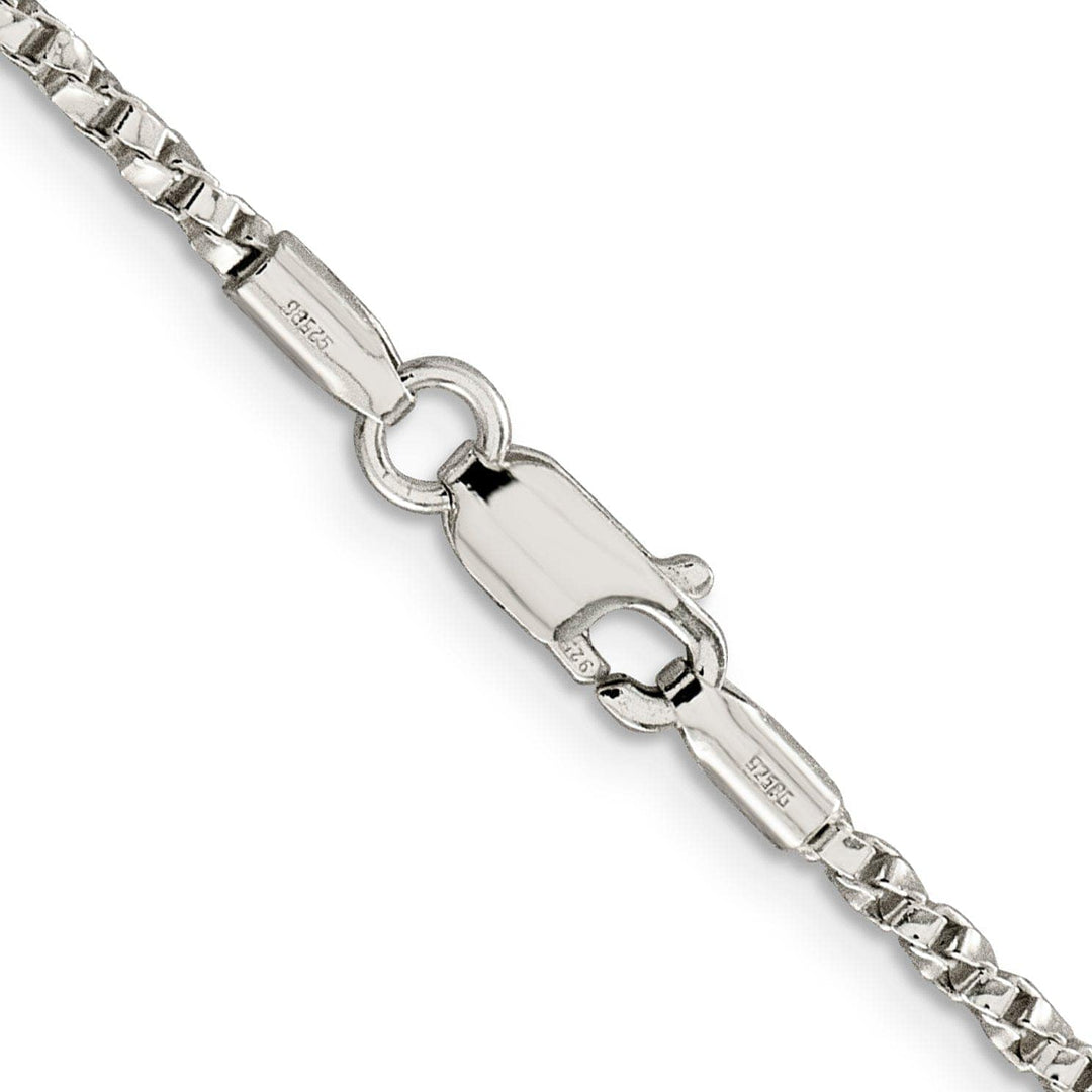 Lovely Rita's Chains Silver Polished 2.25-mm Twisted Box Chain